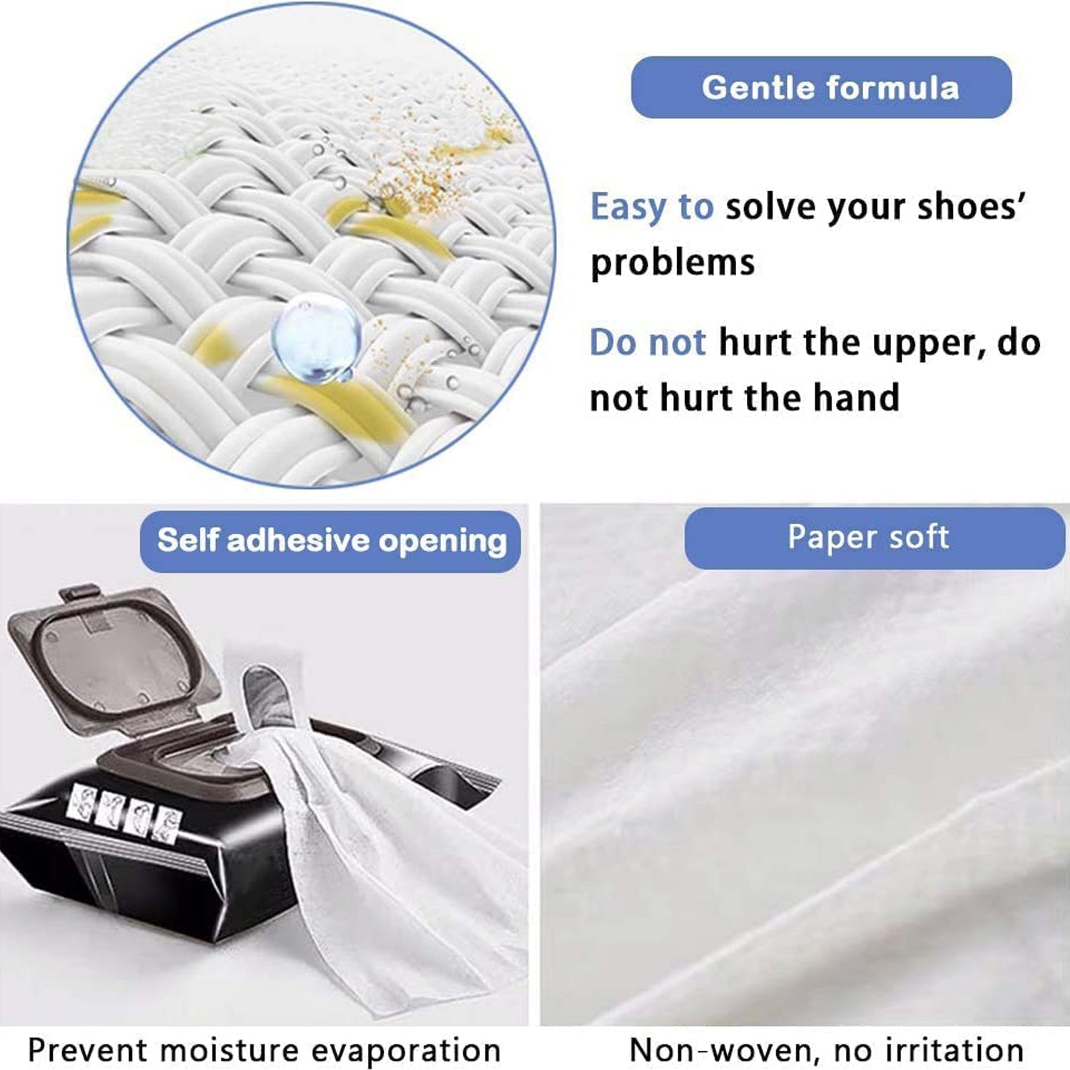 Shoe Cleaning Wet Wipes Fast Scrubbing Shoes Cleaning Tissue, Sneakers Non-Woven Detergent Quick Wipes Disposable Travel Portable Removes Dirt, Stains(1 Set 80 Pcs & 30 Pcs ) Shoe Cleaning Wet Wipes Fast Scrubbing Shoes Cleaning Tissue, Sneakers Non-Woven Detergent Quick Wipes Disposable Travel Portable Removes Dirt, Stains(1 Set 80 Pcs & 30 Pcs )